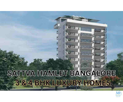 Sattva Hamlet Bangalore | 3 & 4 BHK Luxury Homes in Chikkajala Township