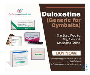 Affordable Duloxetine (Cymbalta) | Safe Online Purchase at OnlineGenericMedicine | Buy Now!