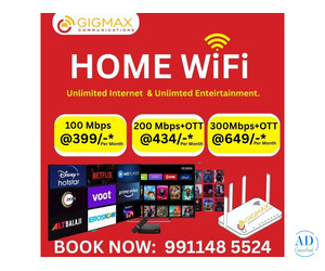 Best Low Cost WiFi Internet Plans in NIT 3, 4 & 5 Faridabad – Gigmax