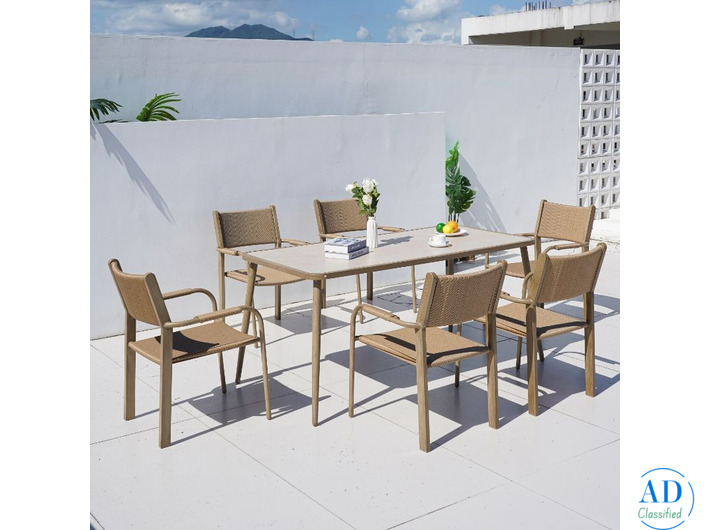 Fridaah Rectangular Dining Set, JHA-618