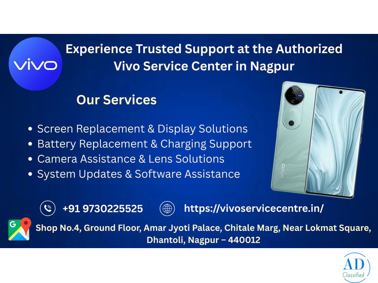 Vivo Service Center in Nagpur – Trusted Destination for All Vivo Smartphones and Accessories