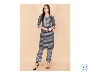 Online Buy 3 Piece Black Suit at Just ₹1,418.00 – Pretty Lady