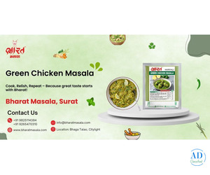Buy Green Chicken Masala From Bharat Masala Surat