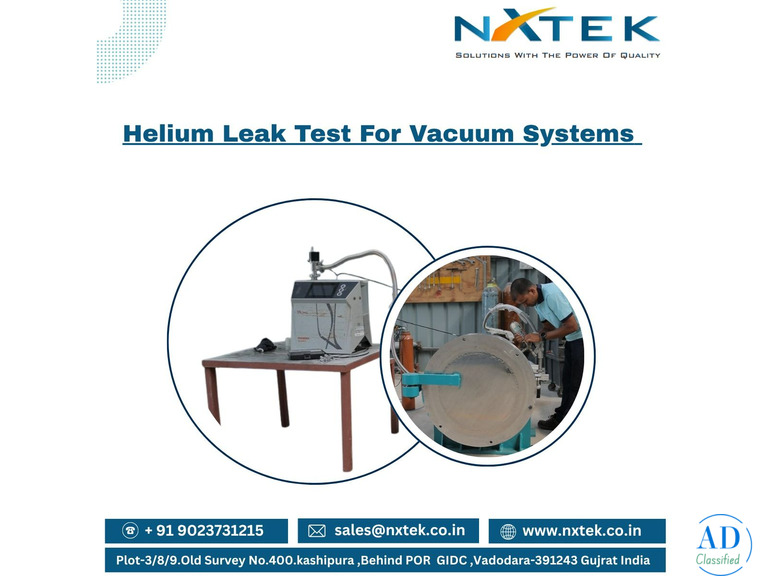 Helium Leak Test For Vacuum Systems | Nxtek