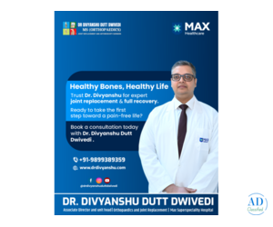 Dr. Divyanshu Dutt Dwivedi - Best Knee Replacement Surgeon in Lucknow for Advanced Joint Solutions