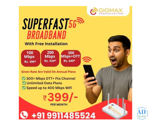 Best WiFi in NIT 3 Faridabad – Gigmax