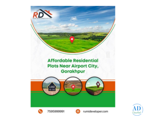 Affordable Residential Plots Near Airport City, Gorakhpur | Rumi Developer