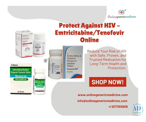 Emtricitabine/Tenofovir Disoproxil Fumarate for HIV-1 | OnlineGenericMedicine