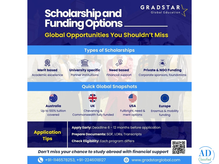 Scholarship and Funding Options with Gradstar