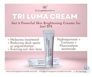 Effective Melasma Treatment at Best Price | Buy Tri Luma Cream at Online GenericMedicine