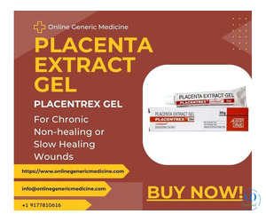 Enhance Skin Texture & Healing Process | Shop Placentrex Gel at OnlineGenericMedicine Today
