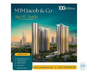 Own a Premium 3-5 BHK Apartment at M3M Jacob & Co Residences Noida