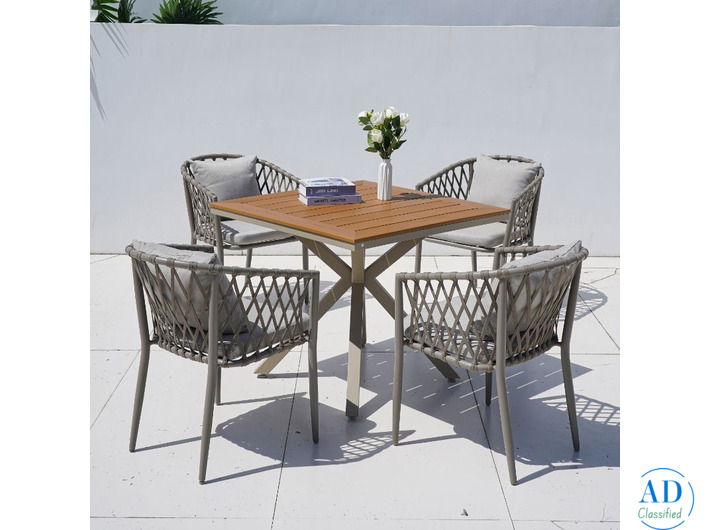 Karmas Backyard Square Dining Table Set , JHA-775