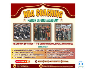 NDA 1 Year Coaching Program in Chandigarh