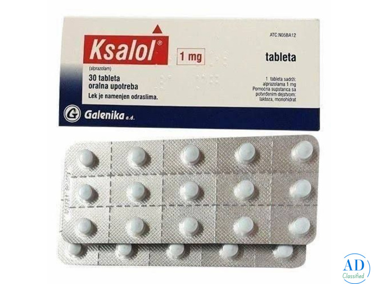 Buy Ksalol 1mg Online Affordable Anxiety & Panic Disorder Treatment