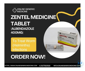 Quick Relief from Parasites with Zentel Albendazole 400mg – Order Online at OnlineGenericMedicine!