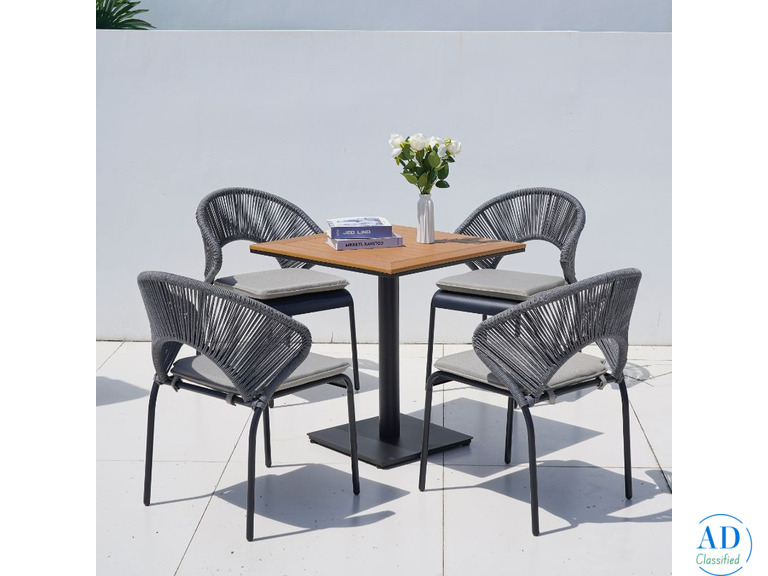 Madona Outdoor Square Dining Set, JHA-771