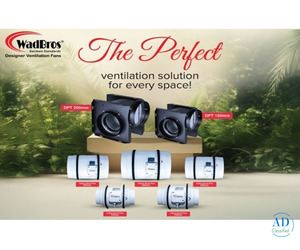 Aesthetic Smart Inline Duct Fan