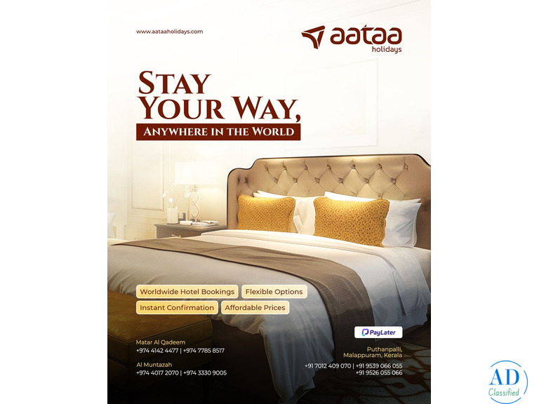 Stay Your Way Anywhere in the World | Best Travel Agency in Qatar