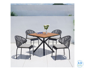 Madona Outdoor Square Dining Set, JHA-771F