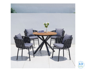 Sachi Outdoor Round Dining Table Set, JHA-773Y