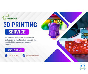 3D Printing in Noida | High-Quality Prototyping & Custom Printing by 3D Paradise