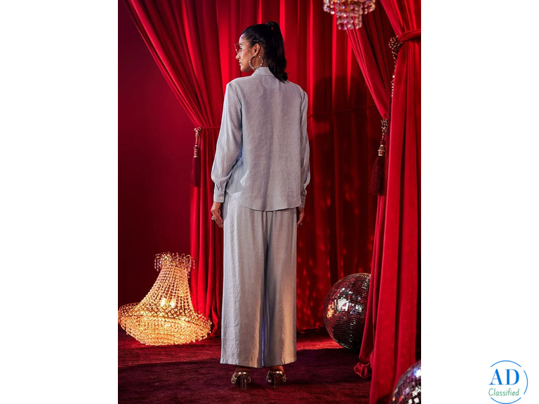 Patchwork Embroidered Pant – Elegant Co-ord Sets Women’s Party Wear Style