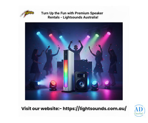 Turn Up the Fun with Premium Speaker Rentals – Lightsounds Australia!