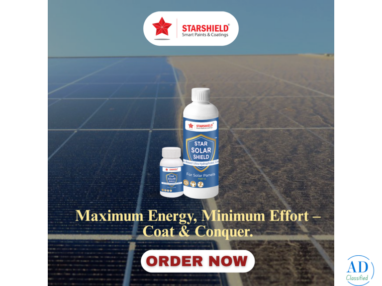 Star Solar Shield - Advanced Nano Coating for Solar Panels