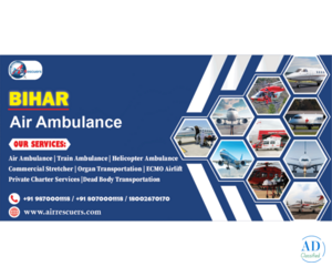 Fast and Comfortable Air Ambulance in Bihar