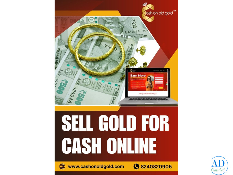 Sell Gold for Cash Online in Kolkata - Cash On Old Gold