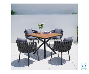 Sachi Outdoor Square Dining Table Set, JHA-773F Sachi Outdoor Square Dining Table Set, JHA-773F