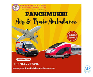 Panchmukhi Low Cost Train Ambulance in Patna- arranging medical transport service fairly