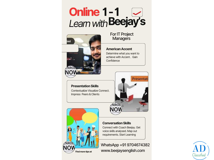 American Accent Coaching for Indian IT Professionals