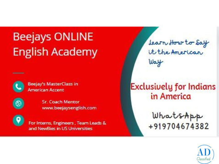 American Accent Coaching for Indian IT Professionals
