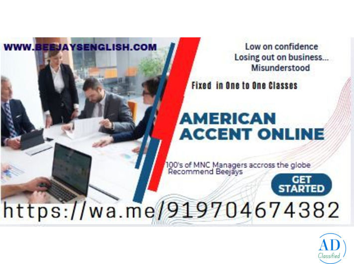 American Accent Coaching for Indian IT Professionals
