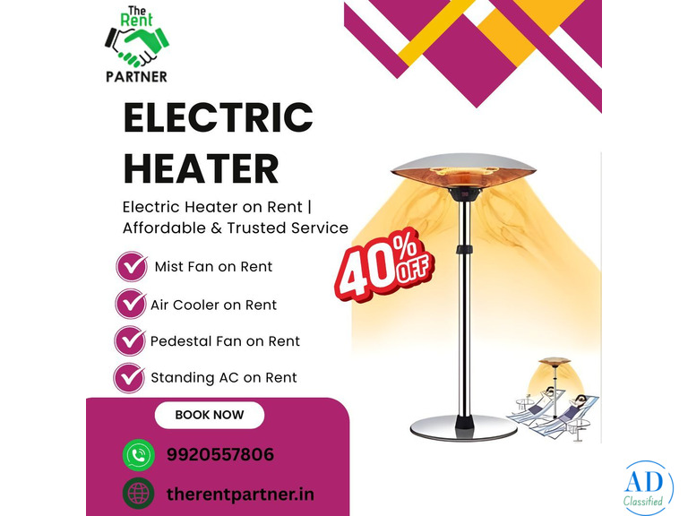 Electric Heater on Rent | Affordable & Trusted Service