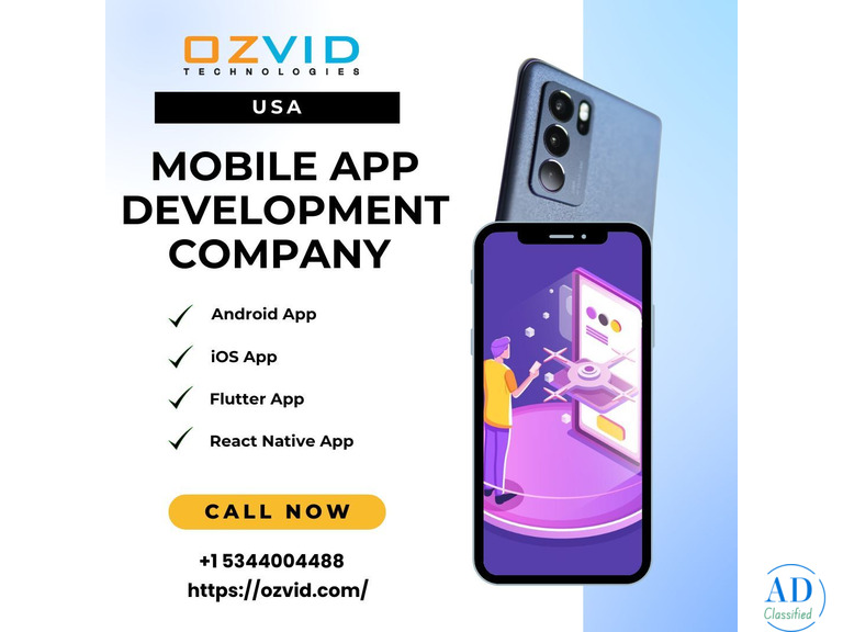 Boost Your Digital Presence with a Mobile App Development Company in California OZVID Technologies