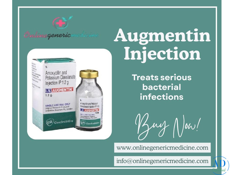 Order Augmentin Injection | Effective Antibiotic for Severe Infections – OnlineGenericMedicine