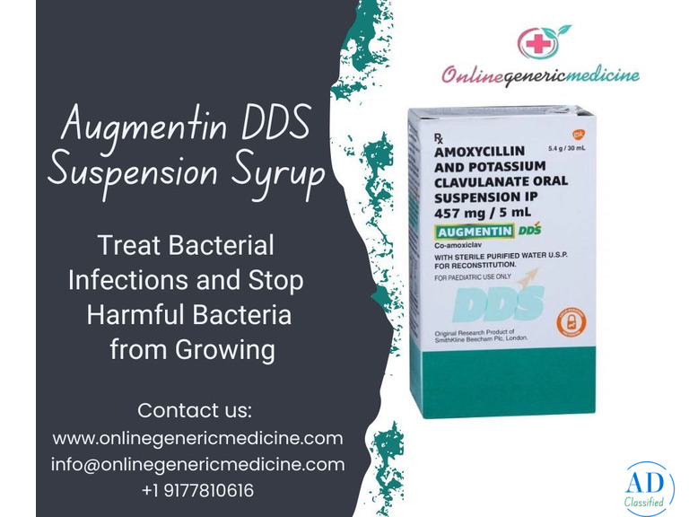 Order Augmentin DDS Suspension | Effective Antibiotic for Kids & Adults – OnlineGenericMedicine