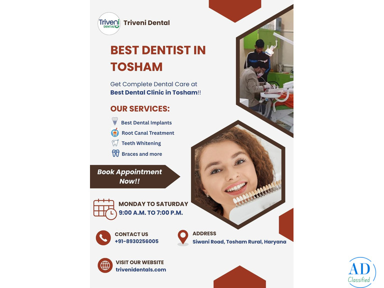 Best Dental Clinic in Tosham | Triveni Dental
