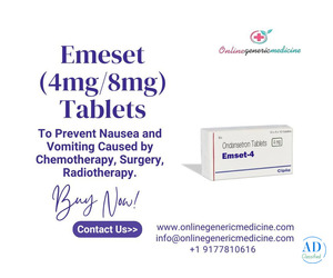 Order Emeset (4mg/8mg) – Effective Ondansetron Tablet | OnlineGenericMedicine