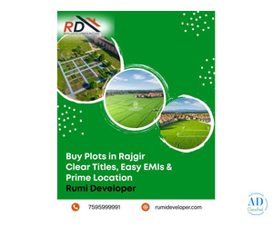 Buy Plots in Rajgir – Clear Titles, Easy EMIs & Prime Location | Rumi Developer