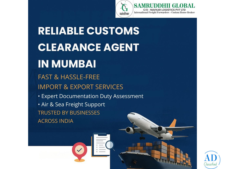 Customs Clearance Agent in Mumbai | Samruddhii Global