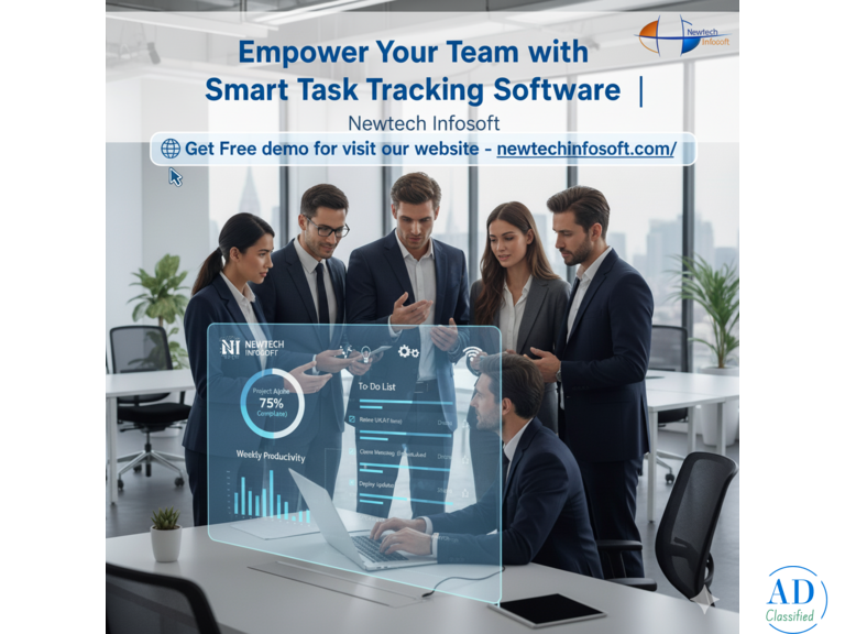 Empower Your Team with Smart Task Tracking Software | Newtech Infosoft