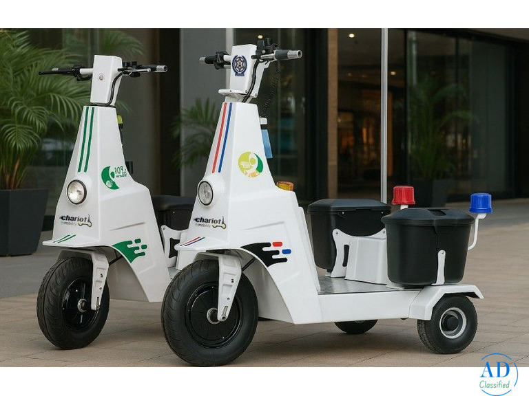 Easy-to-Use Three Wheel Police Scooter