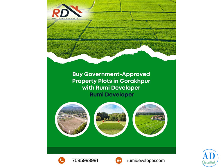 Buy Government-Approved Property Plots in Gorakhpur with Rumi Developer