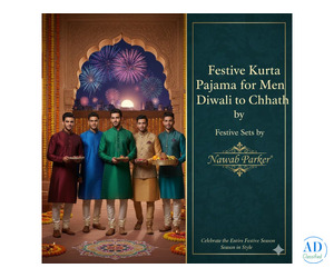 Festive Kurta Pajama for Men – Diwali to Chhath by Nawab Parker