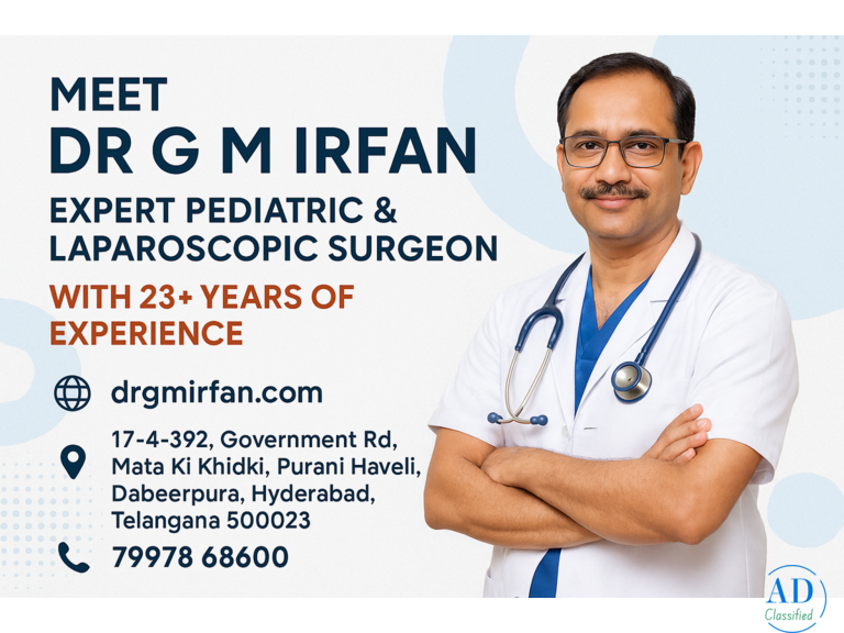 About Dr. G M Irfan – Leading Pediatric and Laparoscopic Surgeon in India