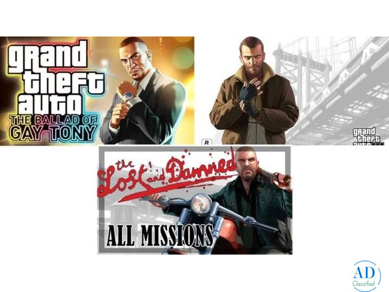 Grand Theft Auto 4 with DLCs